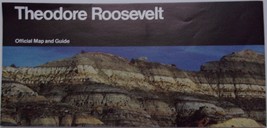 Vintage Theodoe Roosevelt Official Map &amp; Guide National Park Service Bro... - $5.46 CAD