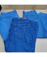 3 Pair Kirkland Signature Mens Relaxed Fit Cotton Blue Heavy-Duty Jeans ... - €30,06 EUR