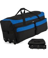 TRAVELERS CLUB ADVENTURE ROLLING TRAVEL DUFFEL BAG 36&quot;  - BLUE - $784.96 MXN