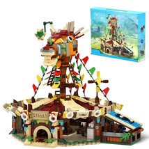 Horse-headed Station DIY Model Building Block Set for Game MOPC Bricks Toys Gift - £113.06 GBP