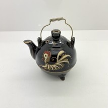 Vtg  Japanese Replacement Black Teapot Pepper Shaker Painted Chicken Wire Handle - £6.99 GBP