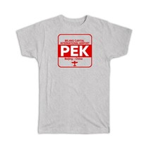 China Beijing Capital Airport PEK : Gift T-Shirt Travel Airline Pilot AIRPORT - £19.65 GBP