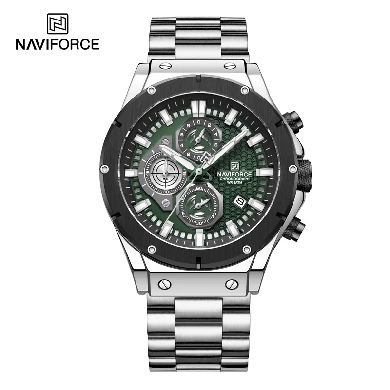 New Luxury Men’s Quartz Watch Fashion Sports Waterproof Stainless Steel ... - £46.79 GBP