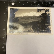 RPPC My. Shasta And City California Unposted Black And White - £7.07 GBP