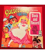 1973 Goldilocks And The Three Bears Peter Pan Book And Record 45 RPM USA - $12.13 CAD