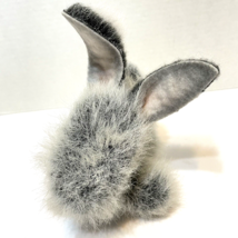 Vintage The Bunny Hutch Furry Rabbit Bunny Handmade Hand Puppet 8&quot; - £12.40 GBP