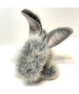 Vintage The Bunny Hutch Furry Rabbit Bunny Handmade Hand Puppet 8&quot; - £12.24 GBP
