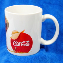 Coca-Cola Collectibles Vintage &#39;Why Grow Thirsty&#39; Coffee Mug Girl With F... - £11.56 GBP