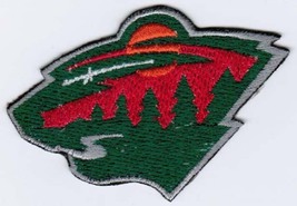 NHL National Hockey League Minnesota Wild Badge Iron On Embroidered Patch - £7.81 GBP