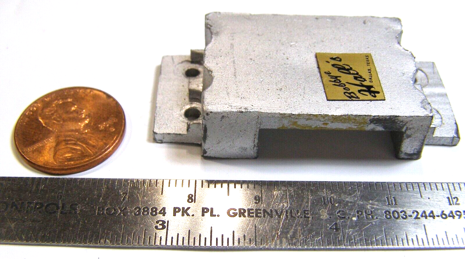 Unknown Brand Die Cast HO Scale Model RR Locomotive Part   RUB - $5.95
