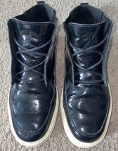 Nike Air Jordan Men’s Grown BLack Sail Patent Leather Retro Size 9 See Desc - £23.43 GBP