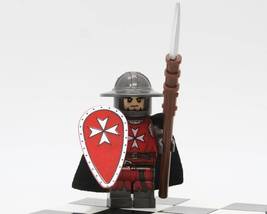 Medieval Crusader The Knights Hospitaller Lego Compatible Minifigure Bri... - $3.49