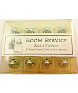 12 Piece Restoration Hardware Room Service Salt and Pepper Shakers - $334.87 MXN