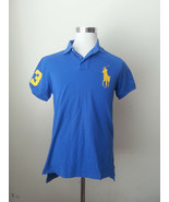 POLO Ralph Lauren Men Size M Blue Large Pony Short Sleeve Shirt NWT - £46.34 GBP