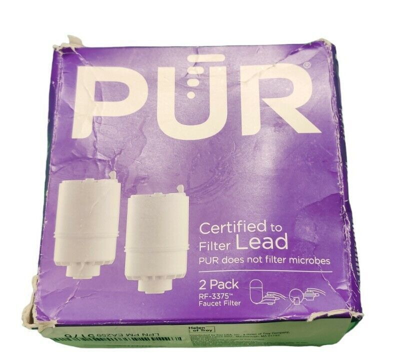 Primary image for PUR RF3375 Faucet Water Filter Replacement White 2-Pack *NEW* SEALED