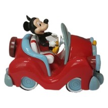 Disney Parks California Mickey 1 Pull Back Action Forward Motion Toy Car Red - £7.50 GBP