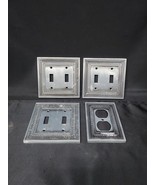 Vintage Lot Of 4 AmerTac Retro Filigree Ornate Light Switch Outlet Cover... - €24,28 EUR