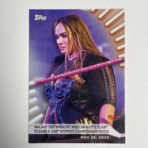 Nia Jax #20 WWE Raw Topps 2021 Women&#39;s Division Wrestling Trading Card. - £0.79 GBP