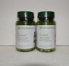 Two pack: Nu Skin Nuskin Pharmanex Cortitrol 60 Capsules SEALED x2 - £76.28 GBP
