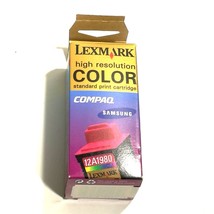 Lexmark 12A1980 Color High Resolution Ink Cartridge NEW - $9.89