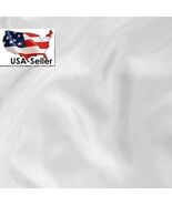 5  yards white polyester lining fabric 60&quot;  great for Bridal Lining - $11.97 CAD