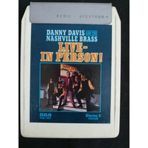 Danny Davis &amp; the Nashville Brass Live-In Person 8 Track Tape - £4.60 GBP