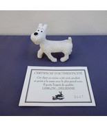 Extremely Rare! Tintin Snowy Walking Leblon Delienne Small Figurine LE S... - $243.00