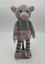 Scentsy Baby Buddy Sidekick Pippy the Pig Newborn Nursery Plush Lovey Toy Gray - £7.10 GBP