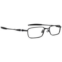 Oakley Eyeglasses 22-223 Drill Bit Polished Midnight Rectangular Frame 48-18 136 - £79.23 GBP