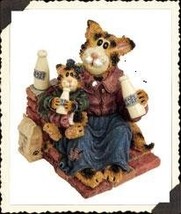 Boyds Bears Momma Craftycat with Lil SlipperGot Cream? Retired 371007 - £3.85 GBP