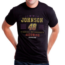 NASCAR Mens Classic Crew Tee - Jimmie Johnson - 2 Black by DelSol for Men - 1 Pc - $21.72