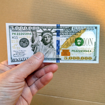 Novelty Bill | Five Million Dollar Bill | 5 Million Dollar Bill | Vision... - $3.00