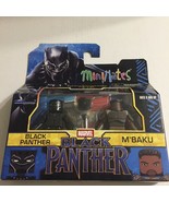 New Marvel Black Panther &amp; M&#39;Baku Minimates Set - $19.29 CAD