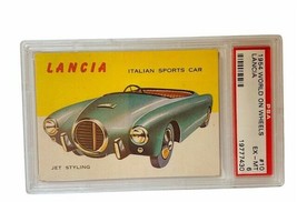 World on Wheels 1954 Lancia PSA 6 Italy Sports Car #10 trading card automobile - £96.80 GBP