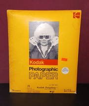 Kodak 189 7024 Polyfiber Double Weight Photographic Paper 8x10 25 SEALED... - £67.75 GBP