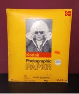 Kodak 189 7024 Polyfiber Double Weight Photographic Paper 8x10 25 SEALED... - $85.50