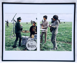 The Beatles Framed 16x20 Photo Display John Paul George Ringo - $79.19