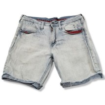 Wrangler Shorts Size 32 Cut Offs Cuffed Jean Shorts Men&#39;s Denim Shorts Blue Used - £22.41 GBP