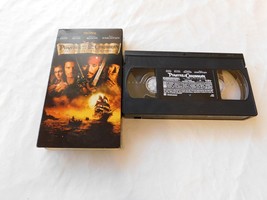 Pirates of the Caribbean The Curse of the Black Pearl VHS Johnny Depp Rated PG13 - £19.77 GBP