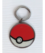 2016 Pokémon Poke Ball Chain Key Ring Red, White, Black - £2.37 GBP