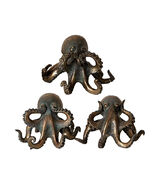 See Hear Speak No Evil Nautical Marine Sea Octopus Tentacles Figurines S... - €42,67 EUR