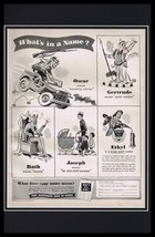 1942 Ethyl Corporation Framed 11x17 ORIGINAL Vintage Advertising Poster - $69.29