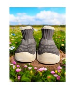Baby Kids Stretchy Gray Shoes Rubber Soles Cloth Uppers Size 5 ENOTOY Un... - $11.74 CAD