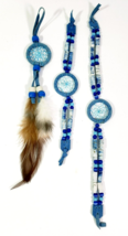 Blue Dreamcatcher Bracelet and Anklet With Matching Car or Purse Charm NWOT - £10.46 GBP