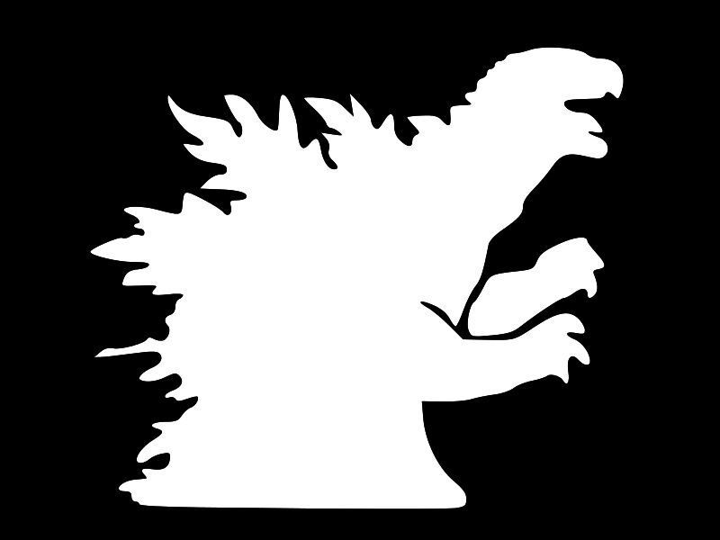 GODZILLA Kaiju Vinyl Decal Car Wall Window Sticker CHOOSE SIZE COLOR - $2.98 - $6.90