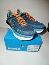 Hoka One Bondi 6 Black Iris / Storm Blue Running Men&#39;s Athletic Shoes 12.5&quot; M - £153.44 GBP