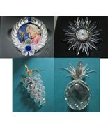 Swarovski Crystal Austria Orig Picture Frame /Pinneaple / Grapes / Clock... - €175,53 EUR+