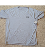 MOUNTAIN HARDWEAR Crater Lake Short Sleeve Tee T-Shirt Top Crew Gray Men... - $36.28