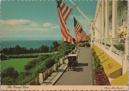 ZAYIX Postcard Grand Hotel Carriage View Mackinac Island Michigan 083022... - £2.74 GBP