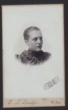 CDV done by STUDIO O.G. Sandlin HYBO SWEDEN (small town) YOUNG LADY - $8.50